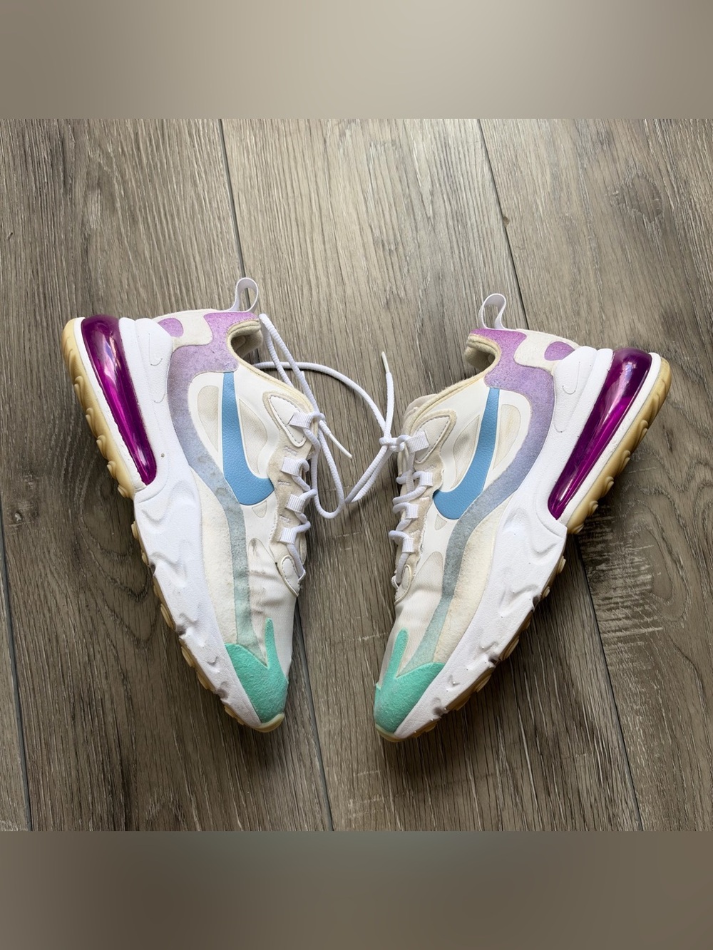 Nike Women's Pastel Multi-Accent Sneakers - Blue Swoosh